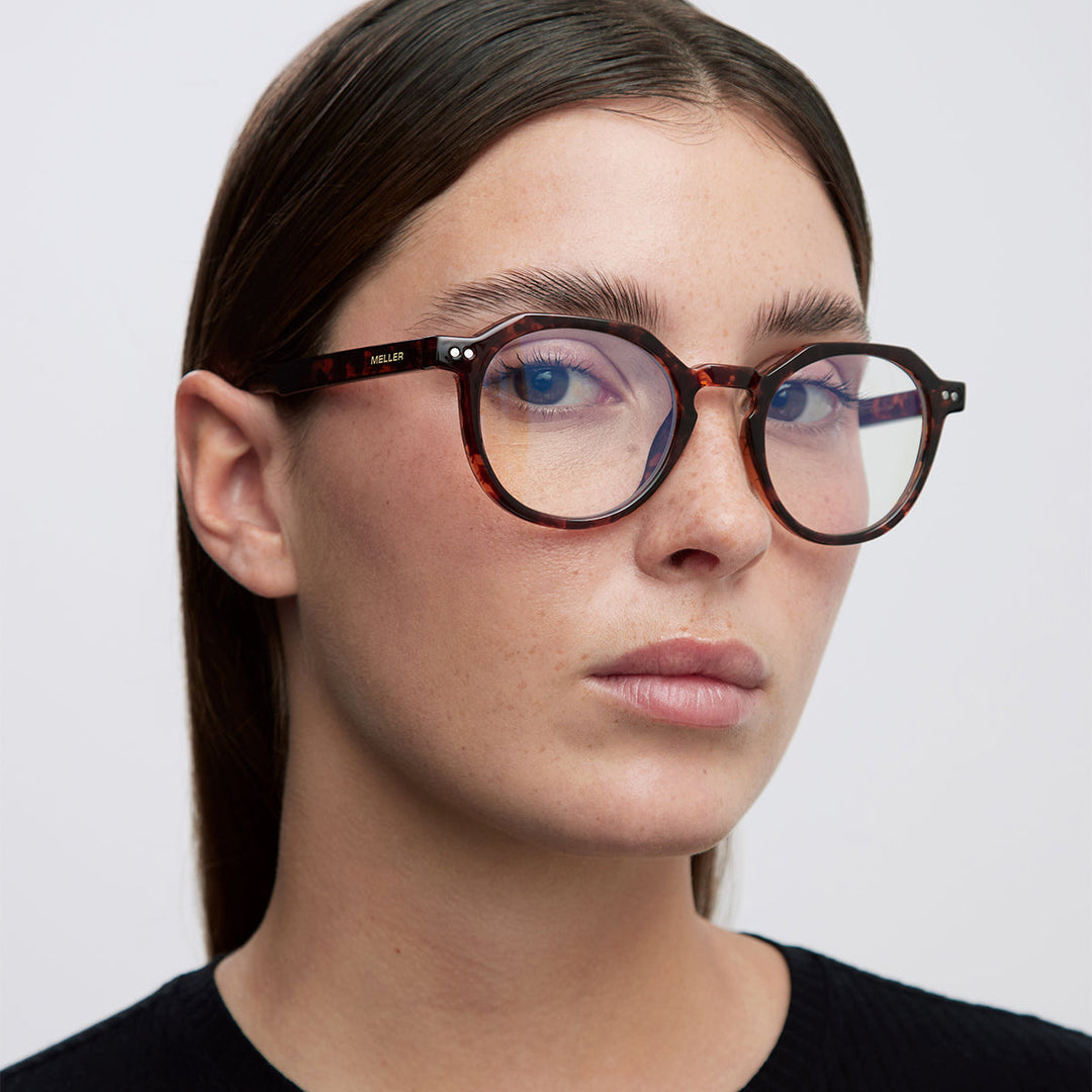 Chauen Tigris tortoiseshell blue light glasses – view 4