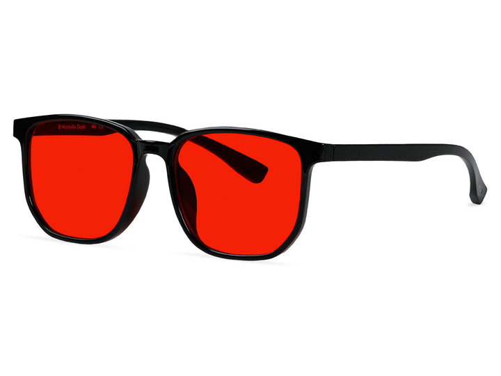 Evelenne Nocturne dark blue light glasses, front view