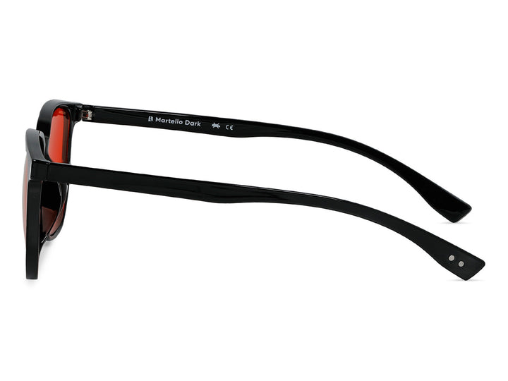Evelenne Nocturne dark blue light glasses, angled view